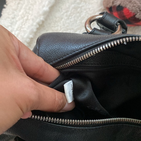 MCM Black Leather Satchel with Silver Details - Picture 12 of 15